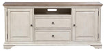 Liberty Morgan Creek 66" TV Console in Antique White - Furniture World