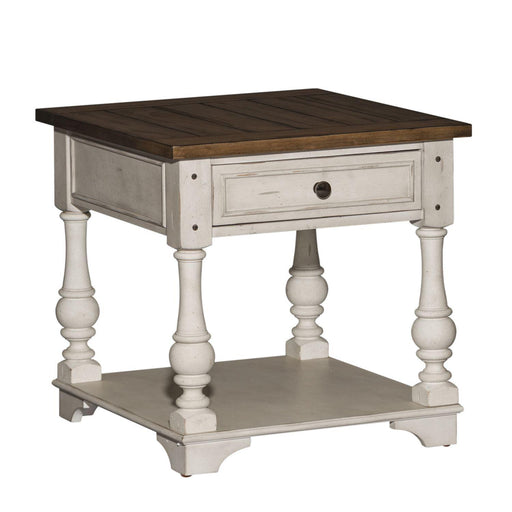 Liberty Morgan Creek End Table in Antique White - Furniture World