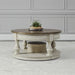 Liberty Morgan Creek Round Cocktail Table in Antique White - Furniture World