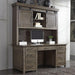 Liberty Sonoma Road Credenza with Hutch in Weather Beaten Bark - Furniture World