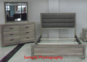Liberty Sun Valley King Upholstered Panel Bed in Sandstone 439-BR-KUB - Furniture World