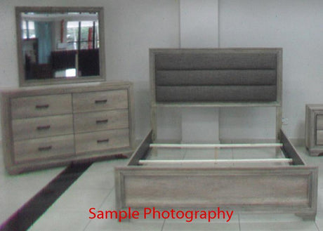 Liberty Sun Valley Queen Upholstered Panel Bed in Sandstone 439-BR-QUB - Furniture World