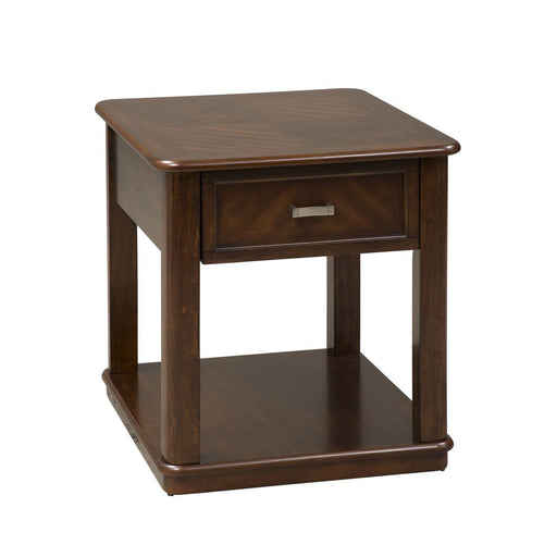 Liberty Wallace End Table in Dark Toffee - Furniture World
