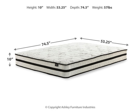 Chime 10 Inch Hybrid Mattress in a Box - Furniture World