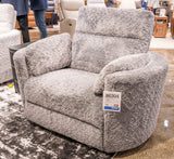 Gosaldo Swivel Power Glider Recliner - Furniture World
