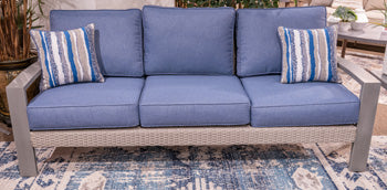 Half Moon Beach Outdoor Sofa with Cushion - Furniture World