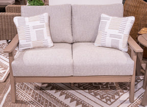 Grover Beach Outdoor Loveseat with Cushion - Furniture World