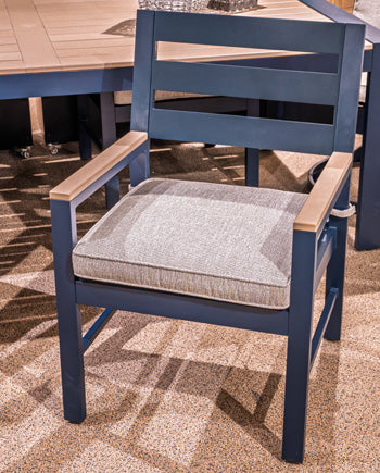 East Beach Outdoor Arm Chair with Cushion (Set of 2) - Furniture World