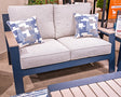 East Beach Outdoor Loveseat with Cushion - Furniture World