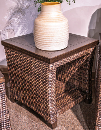 Monterey Point Outdoor End Table - Furniture World