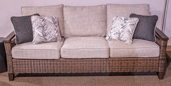 Monterey Point Outdoor Sofa with Cushion - Furniture World