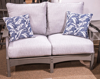 Cove Beach Outdoor Loveseat with Cushion - Furniture World