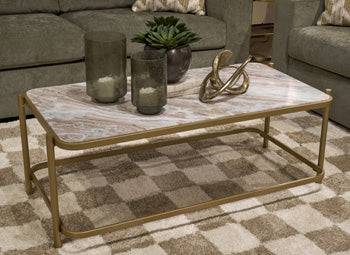 Manor Stone Coffee Table - Furniture World