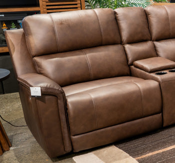 Bleckley Power Reclining Sectional Loveseat - Furniture World