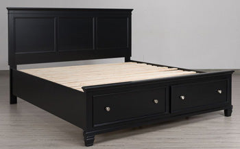 Lanolee Panel Storage Bed - Furniture World