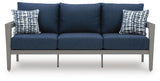 Gali Outdoor Sofa/Chairs/Table Set (Set of 4)