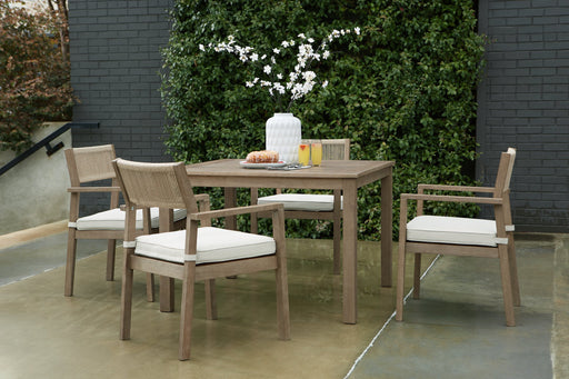 Aria Plains Outdoor Dining Set - Furniture World