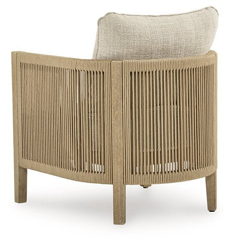 Spooners Cove Outdoor Lounge Chair with Cushion (Set of 2) - Furniture World