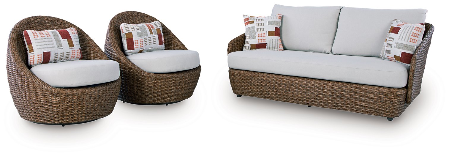 Double Point Outdoor Seating Set