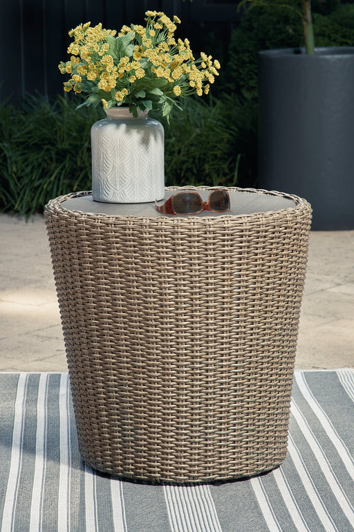 Danson Outdoor End Table - Furniture World