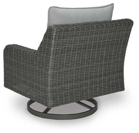 Elite Park Outdoor Swivel Lounge with Cushion - Furniture World