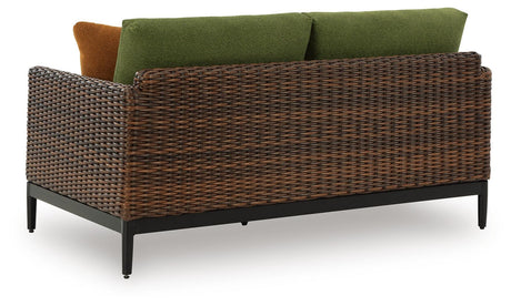 Horizon Hall Outdoor Loveseat with Cushion - Furniture World