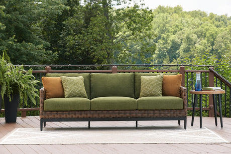 Horizon Hall Outdoor Sofa with Cushion - Furniture World