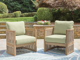 Serena Shores Outdoor Lounge Chair (Set of 2) - Furniture World