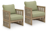 Serena Shores Outdoor Lounge Chair (Set of 2) - Furniture World