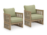 Serena Shores Outdoor Lounge Chair (Set of 2) - Furniture World
