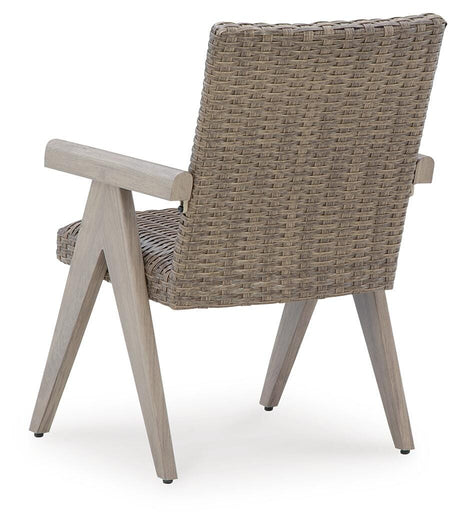 Cliff Trails Outdoor Arm Chair (Set of 2) - Furniture World