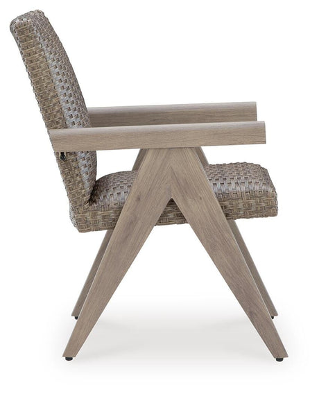Cliff Trails Outdoor Arm Chair (Set of 2) - Furniture World