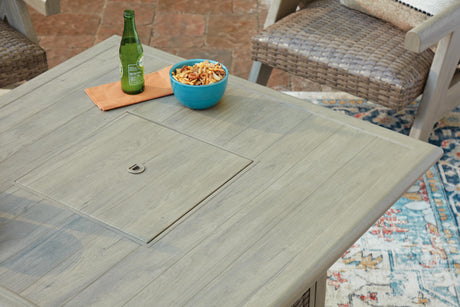 Cliff Trails Fire Pit Table - Furniture World