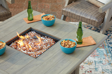 Cliff Trails Fire Pit Table - Furniture World