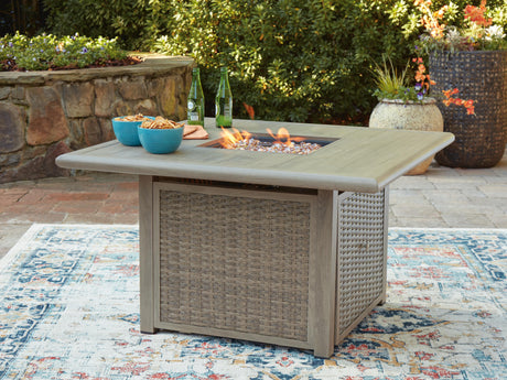 Cliff Trails Fire Pit Table - Furniture World