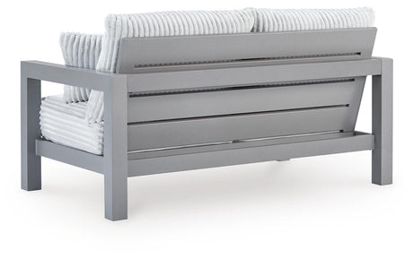 Hurley Park Outdoor Loveseat with Cushion - Furniture World