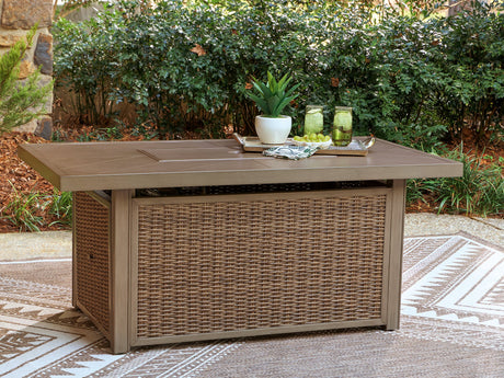 Laguna Heights Outdoor Fire Pit Table - Furniture World