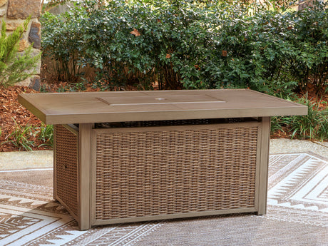 Laguna Heights Outdoor Fire Pit Table - Furniture World