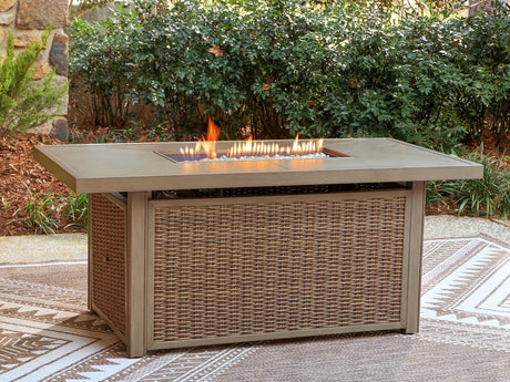 Laguna Heights Outdoor Fire Pit Table - Furniture World