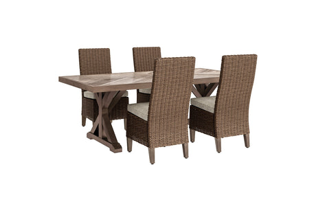 Beachcroft Outdoor Dining Set - Furniture World