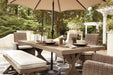 Beachcroft Dining Table with Umbrella Option - Furniture World