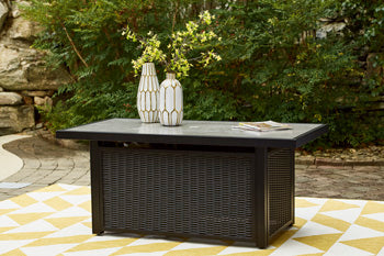 Beachcroft Outdoor Fire Pit Table - Furniture World