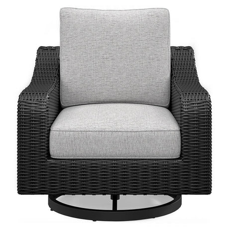 Beachcroft Outdoor Swivel Lounge with Cushion - Furniture World