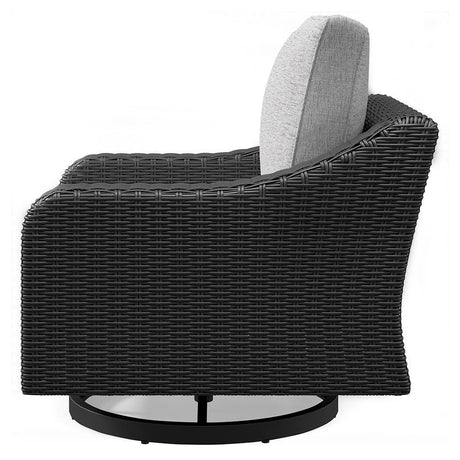Beachcroft Outdoor Swivel Lounge with Cushion - Furniture World