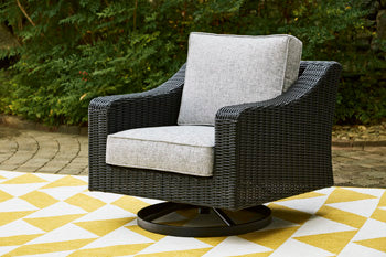 Beachcroft Outdoor Swivel Lounge with Cushion - Furniture World