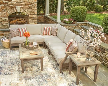 Clare View Outdoor Sectional - Furniture World