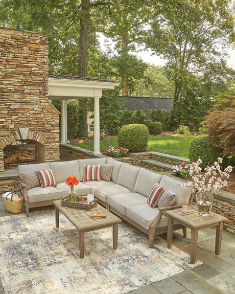 Clare View Outdoor Sectional - Furniture World