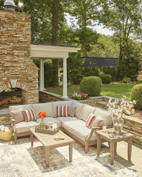 Clare View Outdoor Sectional - Furniture World