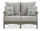 Visola Outdoor Sofa and Loveseat Set