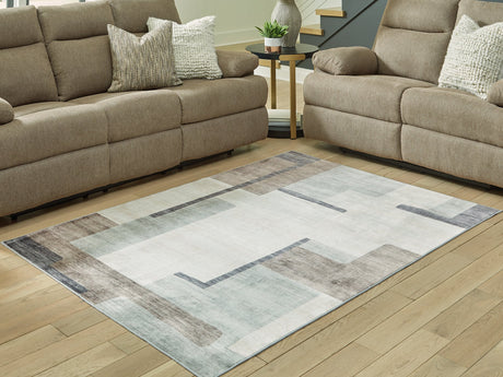 Larkport Washable Area Rug - Furniture World